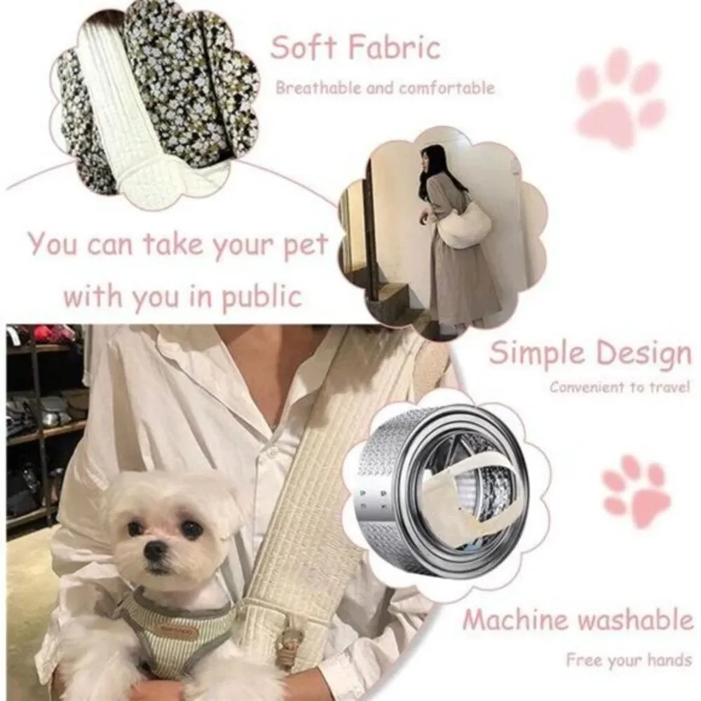 Dog Cat Carrier Sling Pet Bag Travel‎ Shoulder Tote Puppy Small Carry Pack